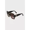 Chunky gradient sunglasses