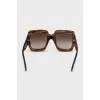 Chunky gradient sunglasses
