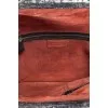 Caiman leather clutch