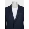 Men's fitted button-down jacket