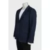 Men's fitted button-down jacket
