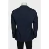 Men's fitted button-down jacket