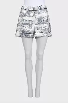 Chez Moi Silk Shorts Suit