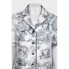 Chez Moi Silk Shorts Suit