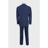 Men's straight-cut wool and silk suit