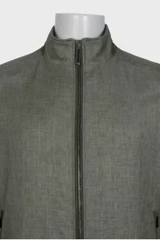Men's green tapered jacket