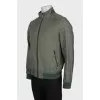 Men's green tapered jacket