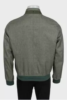 Men's green tapered jacket