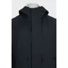 Men's black jacket with a hood