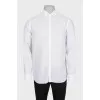 Men's white linen shirt