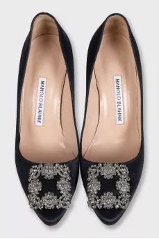 Hangisi crystal-embellished shoes