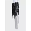 Skirt decorated with fringe