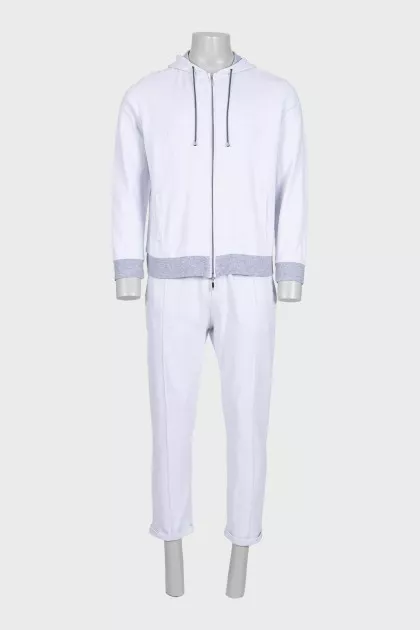 Men's gray tracksuit