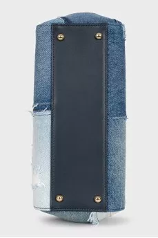 Satchel made from Sicily textiles