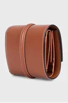 Коричневый кошелек Trifold 16