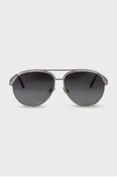 Men's gradient aviator sunglasses