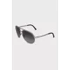 Men's gradient aviator sunglasses