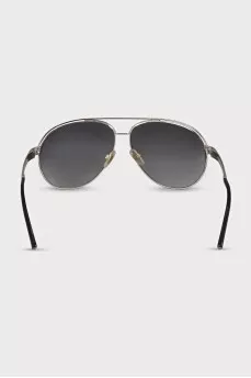 Men's gradient aviator sunglasses