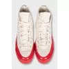 Кеди бежевого кольору Chuck 70 by Comme des Garçons Play x Converse