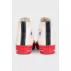 Кеди бежевого кольору Chuck 70 by Comme des Garçons Play x Converse