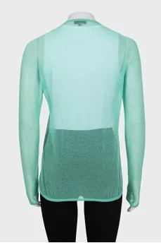 Transparent green cardigan