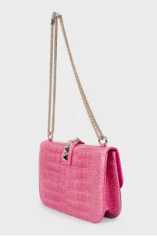 Сумка из кожи аллигатора Glam Lock