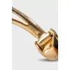 Men's gold cufflinks with onyx