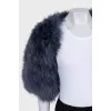 Short blue cape