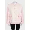 White jacket with patch pockets