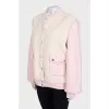 White jacket with patch pockets
