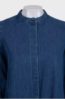 A-line denim dress