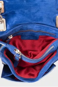 Striped crossbody bag