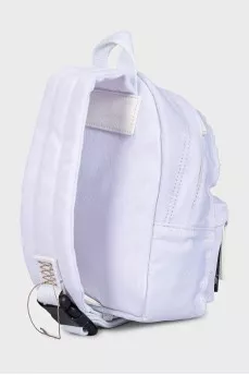 White textile backpack
