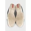 Men's blue sneakers with logo