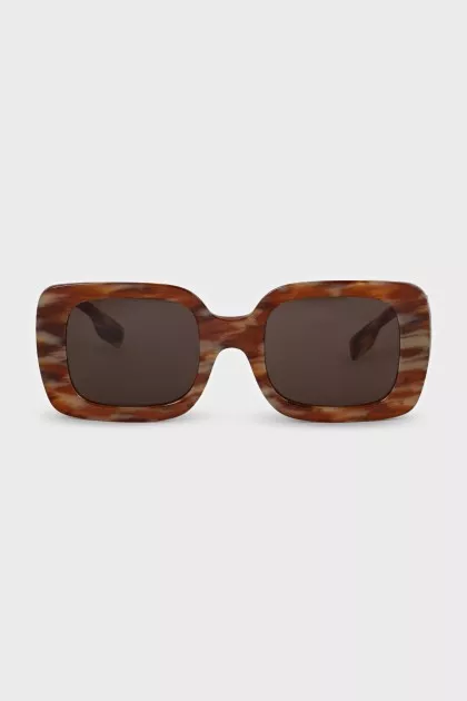 Brown printed sunglasses