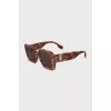 Brown printed sunglasses