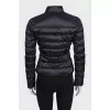 Black fitted jacket with patch pockets