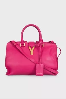 Chyc pink leather bag