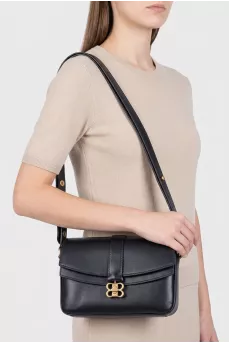 Черная сумка Lady flap bag