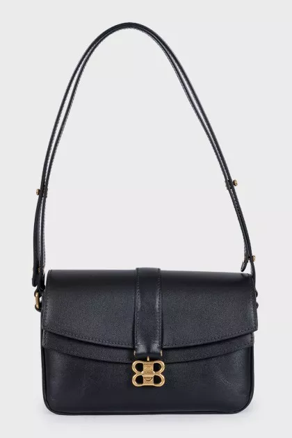 Черная сумка Lady flap bag