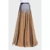 Full maxi skirt with ties