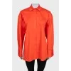 Oversized orange shirt