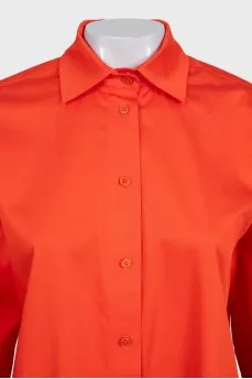 Oversized orange shirt