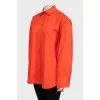 Oversized orange shirt