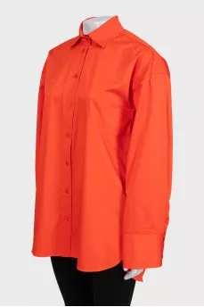 Oversized orange shirt