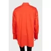 Oversized orange shirt