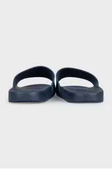 Men's blue flip-flops