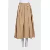 Brown fitted skirt