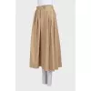 Brown fitted skirt