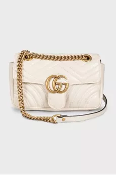 Стеганая сумка GG Marmont из кожи